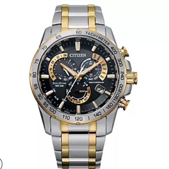 Citizen Eco-Drive Two-Tone Chronograph Watch - Picture 1 of 12